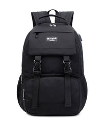 Black Laptop School College Travel Backpack For Boys And Girls 4152