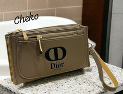 Clutch hand bags amazing 8 coloer avalible 6 pockets 4 zipper LUXURY WALLAT with long chain